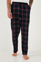 Cotton Regular Fit Regular Waist Straight Leg Pajama Bottoms with Pockets Men's Pajama Bottoms 6574003 - 2
