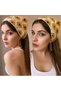 Bohemian Knitted Sunflower Figured Cotton Bandana Scarf
