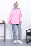 Pink Kangaroo Pocket Modal Sweatshirt - 2