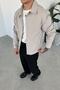 Stone basic snap button relaxed jacket - 3
