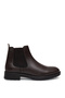 Brown 100% Leather Rubber Sole Chelsea Boots 50318873-Vr029 - 2
