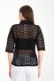    Polo Neck Lace Blouse - 8