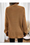 Oversized Buttonless Long Loose Women's Knitwear Cardigan - 2