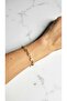 Stainless Steel Button Model Gold Bracelet (Width 0.5 cm) - 2
