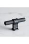 Metal Button Handle Single Screw Drawer Kitchen Furniture Cabinet Cupboard Handles Knob Black - 2