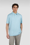 Cotton Lyocell Polo Shirt with Buttons