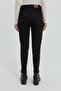 Gabardine Skinny Leg Trousers Black - 4