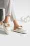 Women's Patterned Postpartum Non-Slip Lightweight Sole House Slippers Furry Slippers Dowry Bundle - 3
