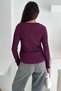 Women's Kraveze Buckle Blouse – Fitted to the Body & Gold Detailing - 5
