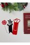 Heart, Butterfly and Rose Pattern Bookmark Set – 3-Piece Durable Bookmark - 5