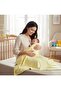 Copy - Plush Blanket Green Self-Patterned with Teddy Bear Figure for Girls and Boys