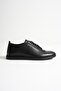 Rovan Men's Black Genuine Leather Lace-Up Comfort Casual Shoes - 3