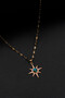 Women's Stainless Steel Gold Chain North Star Necklace - 3