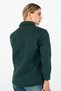 Emerald Green Textured Women's Shirt – Long Sleeves, Comfortable Fit, Casual and Stylish Design - 5