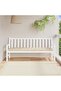 Garden Bench Cushion Beige 180x50x7 cm Oxford Fabric