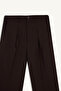 Brown Women's Trousers E7238Ax/Bn340 - 2