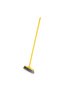 Hard Broom 8056 Yellow – Durable 39" Handle, 12" Brush Head - 3