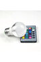 مصباح LED ذكي RGB مع جهاز تحكم عن بعد - 3 وات، قاعدة E27