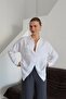 Oversize Muslin Shirt with Pockets - 4