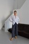 Oversize Muslin Shirt with Pockets
