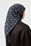وشاح قطني مطرز بنقش ميداليون مدخن - 5