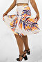 Women's Short Skirt Viscose Fabric Midi Length - 6