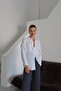 Oversize Muslin Shirt with Pockets - 2