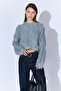 Tassel Detailed Women's Sweater - Gray |   Mkw535255-01