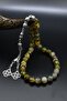 Natural Veined Agate Stone 33 Beads Prayer Beads with Metal Tassel 10mm Sphere Cut 902241 - 2