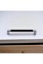 Furniture Kitchen Cabinet Drawer Cupboard Handles Cover Handle Knob Black 160 mm Metal Handle - 2