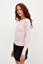 Crew Neck Basic Blouse B1496-Dk2 - 4