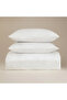 100% Cotton Satin Fabric Duvet Cover Set 200X220 cm White - Manuela Series - 5