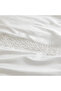 100% Cotton Satin Fabric Duvet Cover Set 200X220 cm White - Manuela Series - 4
