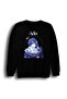 Ado Japon - K-Pop - Rock - Music Printed Unisex 100% Cotton Crew Neck Black Sweatshirt