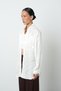 Women's Ecru Color Patterned Oversize Cut Hijab Shirt - 2