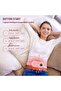 Intelligent Heating Pad with Digital Display, 3 Temperature Modes 50-60°C, Vibration Massage, Pink - 5