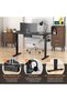 LORD2 Height Adjustable Electric Standing Desk with Desktop Two-Stage Heavy Duty Steel Stand up - 2