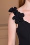 Atlas Floral Detailed Mini Dress - Black - 2