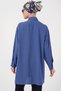 Women's Long Shirt Tunic 5945 - D. Indigo - 3