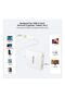USB-C to DVI Adapter 1080p, Plug & Play, 15cm Cable, White | V1429A - 6