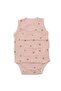 Baby Girl Pink Floral Patterned Suspender Bodysuit