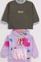 Girl's 2-Pack Basic Sweatshirt