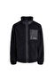 Soho Men's Black Fleece Jacket (12278784-B) - 7