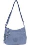 Slim City Cross Bag, Water-Resistant Oxford, Multi-Zip Front, Adjustable Strap -