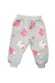 Baby Girl Gray Floral Embroidered 2-Piece Set - 2