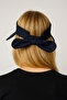 Navy Blue Women's Adjustable Sun Visor Hat for Sports, Golf, and Tennis - 8