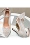 White Lace Bridal Shoes, White Lace Evening Dress Shoes, Evening Dress Shoes, Bridal Shoes - 2