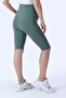 715 Green Color Extra Soft Textured, Shaping / Sculpting and Flexible Effective High Waist Maternity Leggings - 6
