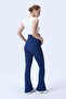 716 Navy Blue Color Extra Soft Textured, Shaping / Sculpting and Flexible Effective High Waist Maternity Leggings - 5