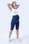 349 Navy Blue Color Recovery and Extra Stretchy Effect High Waist Maternity Leggings - 3